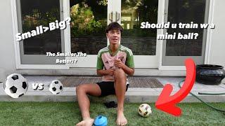 DOES TRAINING WITH A MINI BALL WORK?