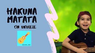 Hakuna Matata - The Lion King om ukulele