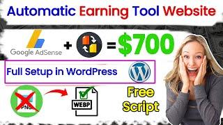 Make $700/Month in 2023 with a One-Page Image Converter Tool Site | WordPress Setup