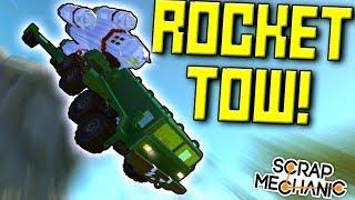 GIANT MISSILE ON GIANT TRUCK! (Russian MAZ Truck Part 2) - Scrap Mechanic Gameplay