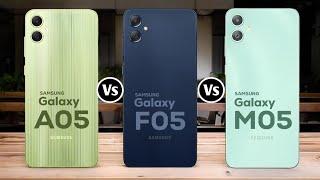 Samsung Galaxy A05 Vs Samsung Galaxy F05 Vs Samsung Galaxy M05