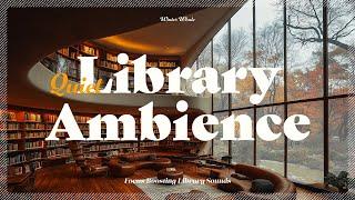 Best Quiet Library Ambience for Focus and Productivity | Library Sounds, 도서관 ASMR, 도서관 백색소음