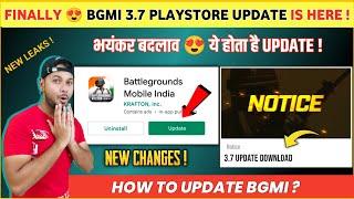 OMG  Bgmi 3.7 Play Store Update is Here | How to Update Bgmi 3.7 | New Changes | Bgmi New Update