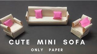 Cute Mini Origami Paper Sofa DIY | Tutor SD