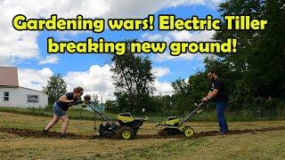 Gardening wars, Electric Tillers are the best #diy #gardening #lawncare #lifehacks @RYOBITOOLSUSA