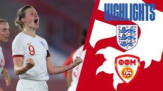 England 8-0 North Macedonia | Lionesses Score 8 in Impressive Win! | Highlights