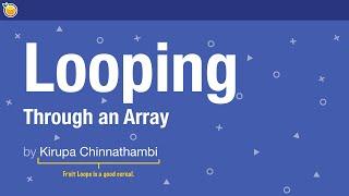 Looping Through an Array