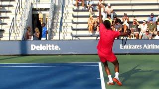 The Fastest Serve in Tennis - Mpetshi Perricard Serve Slow Motion