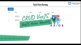 4.  Update Data API Vue JS With Axios