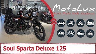 Soul Sparta Deluxe 125 мотоцикл відеоогляд || Соул Спарта Делюкс 125 мотоцикл видеообзор