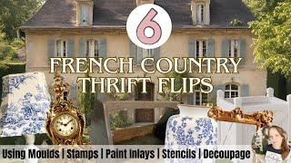 6 French Country Thrift Flips | Trash to Treasure Home Decor | IOD & Redesign