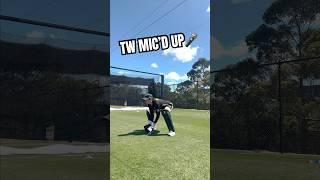 Tahlia Wilson mic’d up at training  #Cricket #SydneyThunder