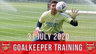 Emi Martínez | Arsenal: Goalkeeper Training | 31/7/2020