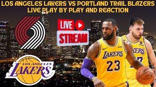 *LIVE* | Los Angeles Lakers Vs Portland Trail Blazers Live Play By Play & Reaction #nba