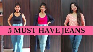 5 Must Have Jeans + Styling Tips! | Closet Essentials