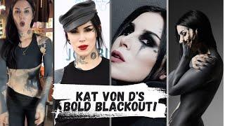 Kat Von D Reveals Dramatic All-Black Tattoo Cover-Up: See the Stunning Transformation!"