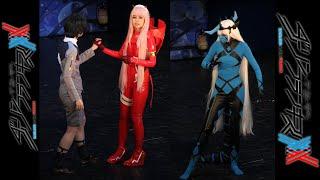 Darling in the Franxx Hiro Zero Two Klaxosaur Princess Cosplay On Stage