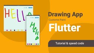 Flutter custom painter Tutorial | Build Drawing App - Cool Project