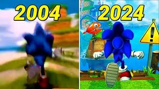 The evolution of SONIC DASH (2004-2024)