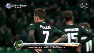 Pavel Mamaev's goal. FC Krasnodar vs FC Ural | RPL 2014/15