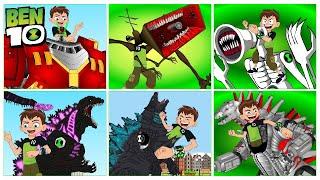 Best Of Ben 10 Megahorn, Megaphone, Shin Godzilla Fanmade Transformation