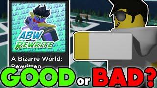 Is A Bizarre World Rewritten Good or Bad? | Roblox JoJo