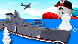 Build a Boat  Атака на   БИСМАРК   Roblox