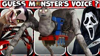 Guess the MONSTER'S VOICE? Choo Choo Charles, Siren Head, Cursed Thomas, Thomas Train, Monster Train