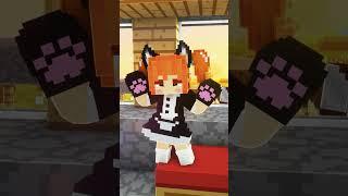 MINEGREEN Paws Dance - Minecraft #shorts