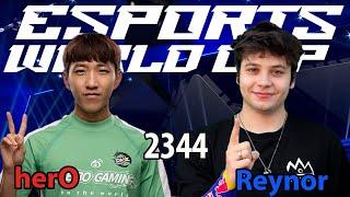  herO (P) vs  Reynor (Z) - Esports World Cup 2024 - StarCraft 2 - 2344