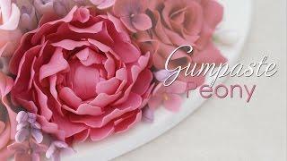 Gumpaste Peony - Cake Decorating Tutorial