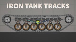 IRON TANK TRACKS TUTORIAL IN MELON PLAYGROUND 12.2 | PEOPLE PLAYGROUND | ACTION SANDBOX