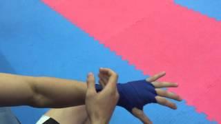 Fighter's hand wrap tutorial - The Fight Centre