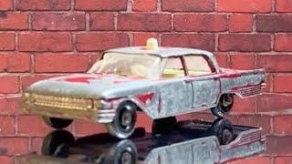 Matchbox #59B Ford Fairlane Fire Chief Restoration Video #016