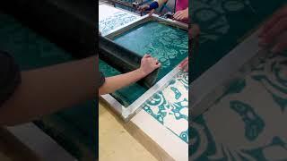 BA Textile Design student tour | Screen printing part 2