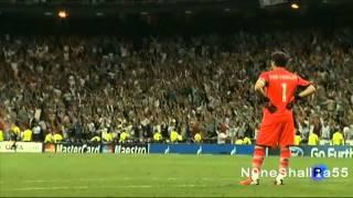 Casillas reaction when Ronaldo scores decisive goal against Manchester City