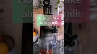 Almond milk by Kuvings Whole Slow Juicer EVO820(Vegan nut milk )