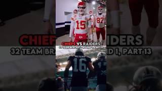 Chiefs vs Raiders (32 Team Bracket - Round 1, Part 13) #shorts