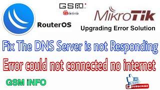 [SOLVED] Can't update - could not resolve DNS name error  Error could not connect no internet host