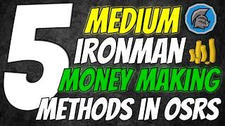 5 MEDIUM Ironman Money Makers for Beginners! (OSRS 2023)