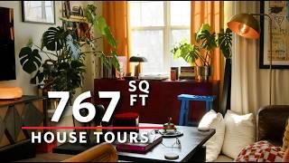 Afro-modernism Reigns in this Joyful 1 bedroom New Jersey Apt #apartmenttherapy #housetour #diy