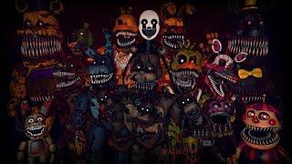 Песни в головах аниматроников FNaF 4 (часть 1)