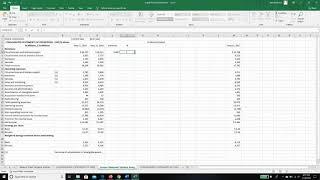 Income Statement Variance Analysis