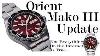 Orient Mako III Update : Not the Mako You're Looking For