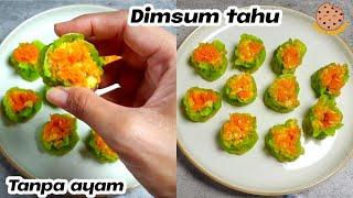 Tofu dim sum recipe, tofu dim sum recipe without chicken, simple tofu dim sum recipe