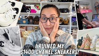 I Ruined My Chanel Sneakers + Fitness Update + Poshmark  Life