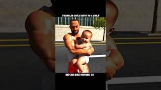 Franklin Gives Birth To A Child  | Indian Bike Driving 3d ‍️ | #ibd3d #shortsfeed #shorts