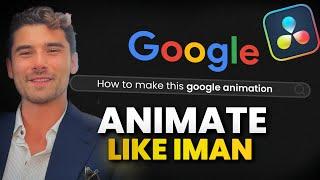 Animate like Iman Gadzhi In Davinci Resolve - Google Animation