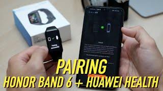 CARA PAIRING HONOR BAND 6 KE APLIKASI HUAWEI HEALTH