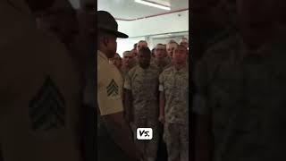 ARMY Drill Sergeant vs. MARINE Drill Instructor #ARMY #USMC